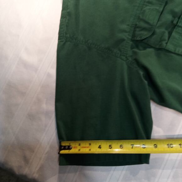 Bass Pro Shops 2XL Green Fishing Shirt Mesh Lined Short Sleeve Button-Down - Picture 4 of 7
